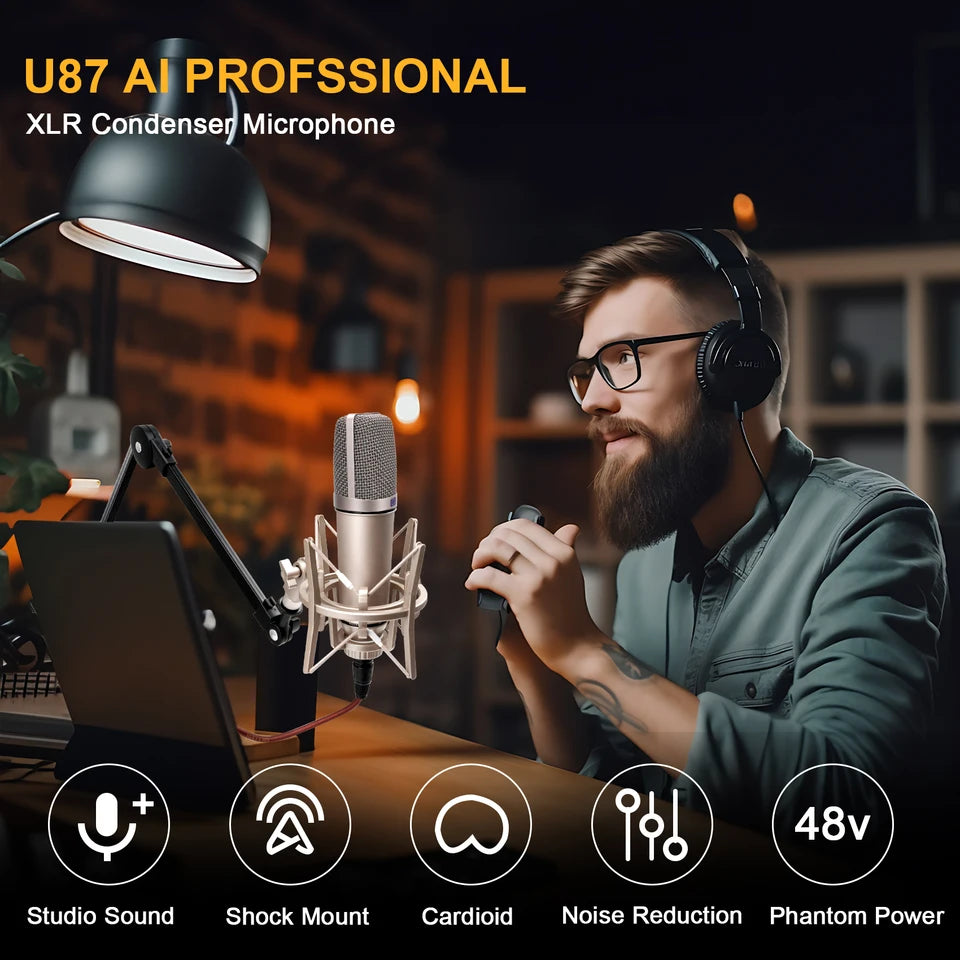 ProVoice U87 AI Condenser Mic