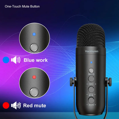 SoundMaster USB: Microphone Professionnel pour Podcast et Streaming